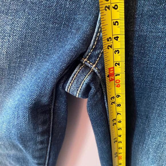 Judy Blue Skinny Fit Medium Wash Distressed Jeans Preppy Women's size 7 / 28 - Picture 11 of 12